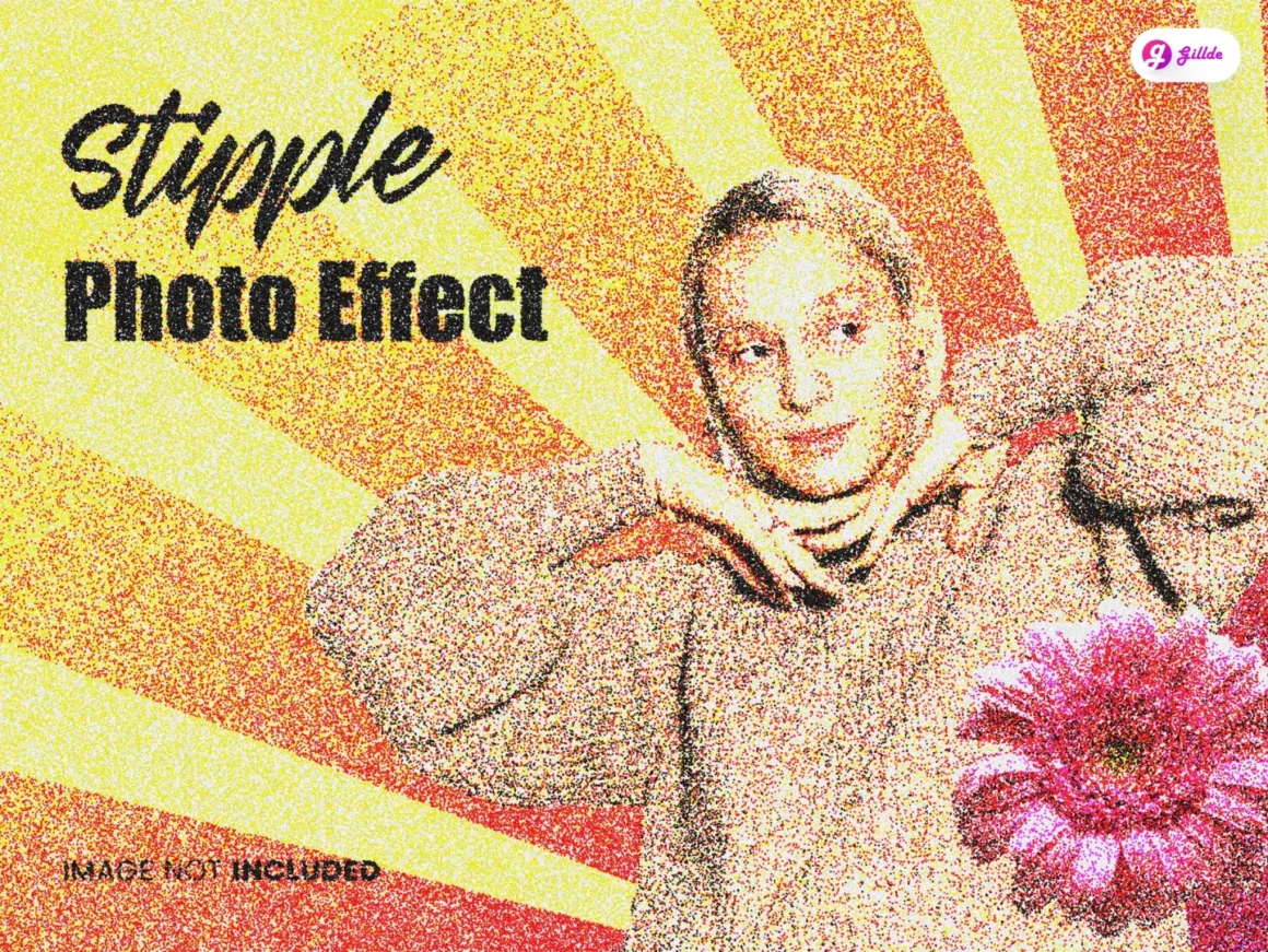 Stipple Photoshop Action