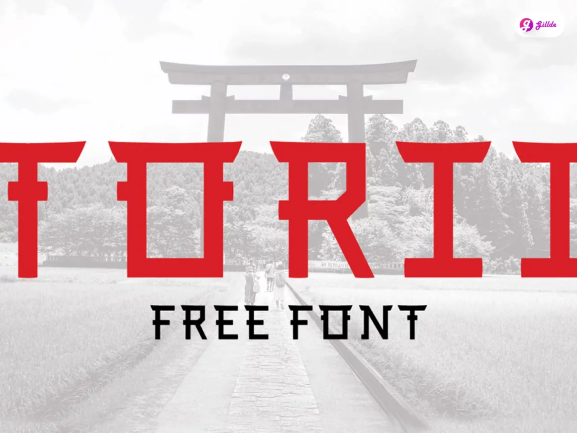 Japanese style font Gillde 22