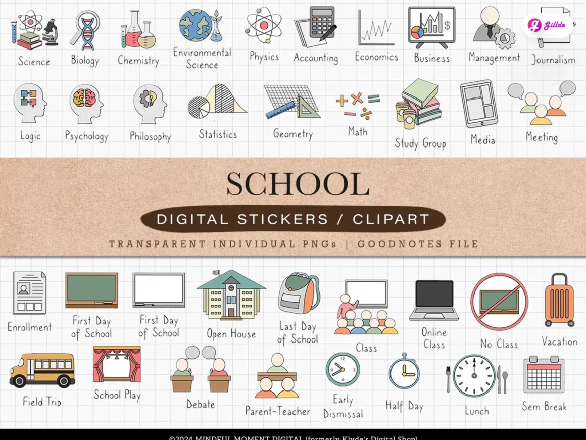  Stickers for Students