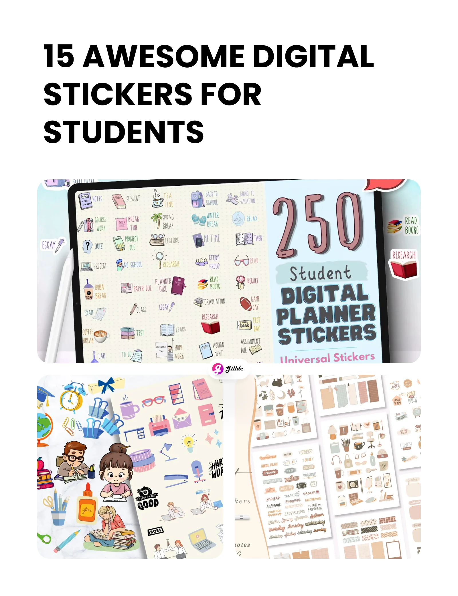 Stickers for Students