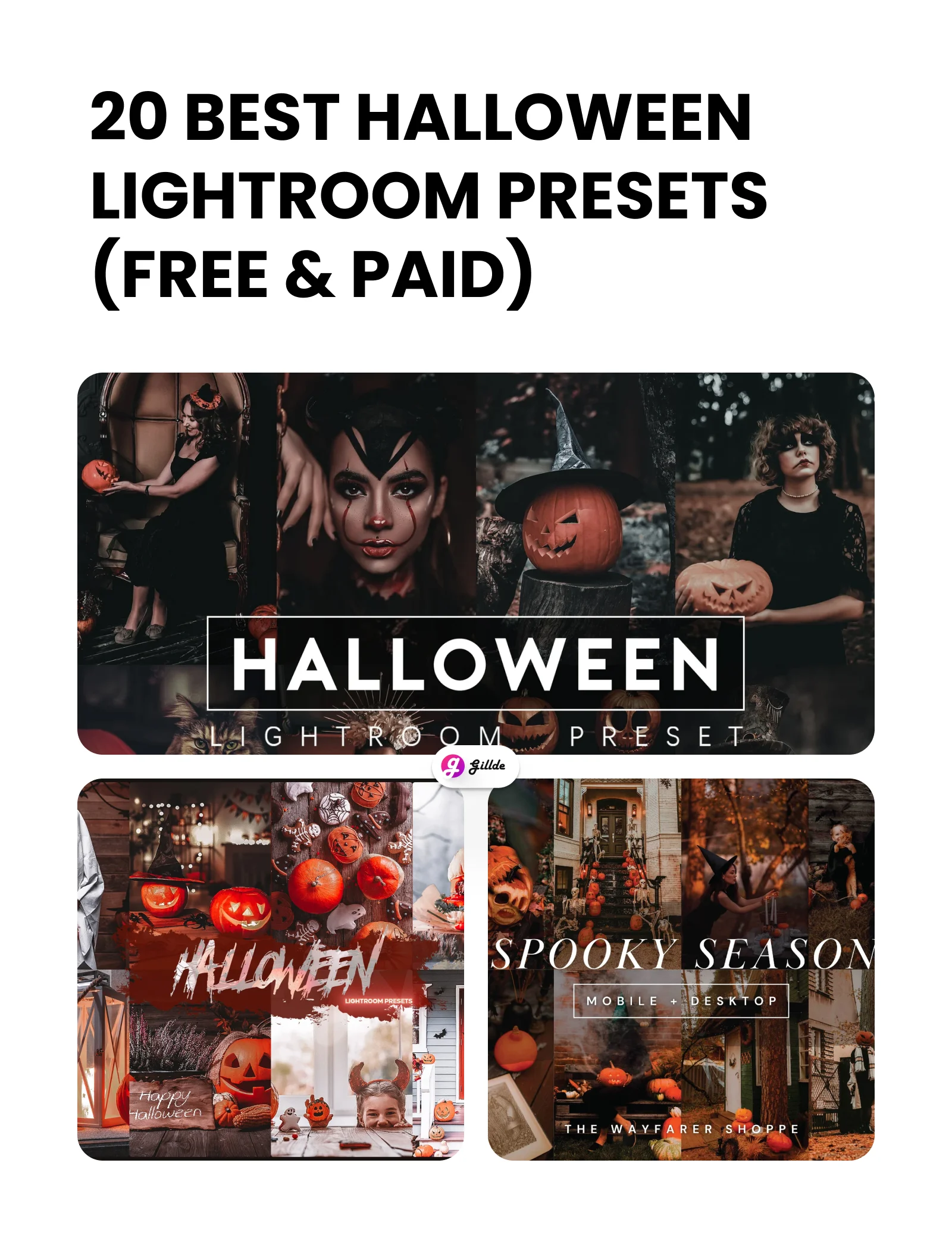 Halloween Lightroom Presets