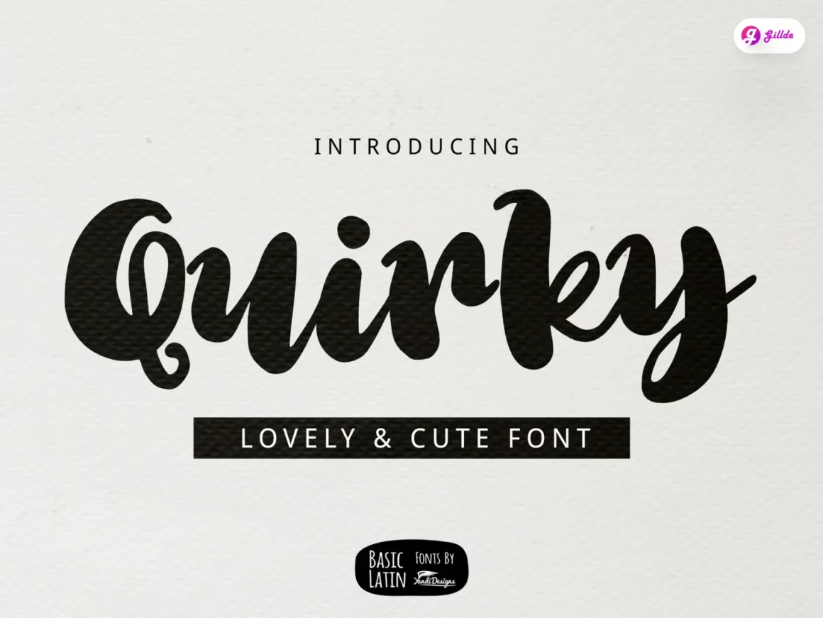 Quirky Font