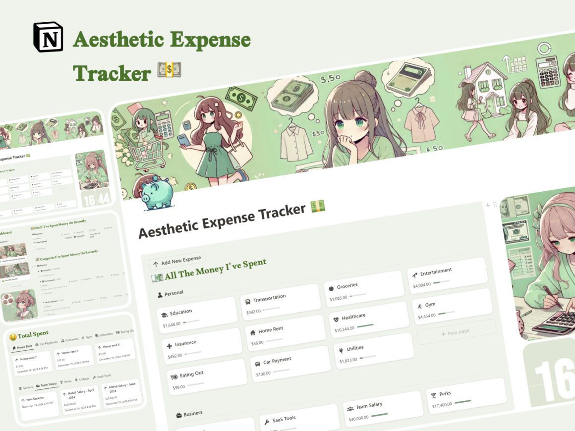 Aesthetic Expense Tracker