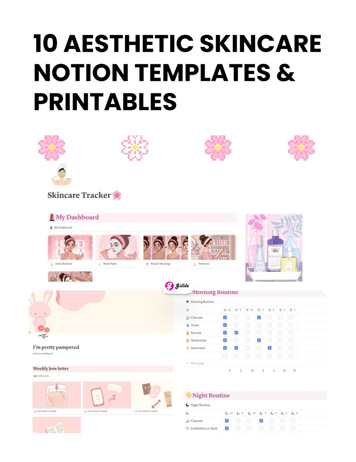 Skincare Notion Template