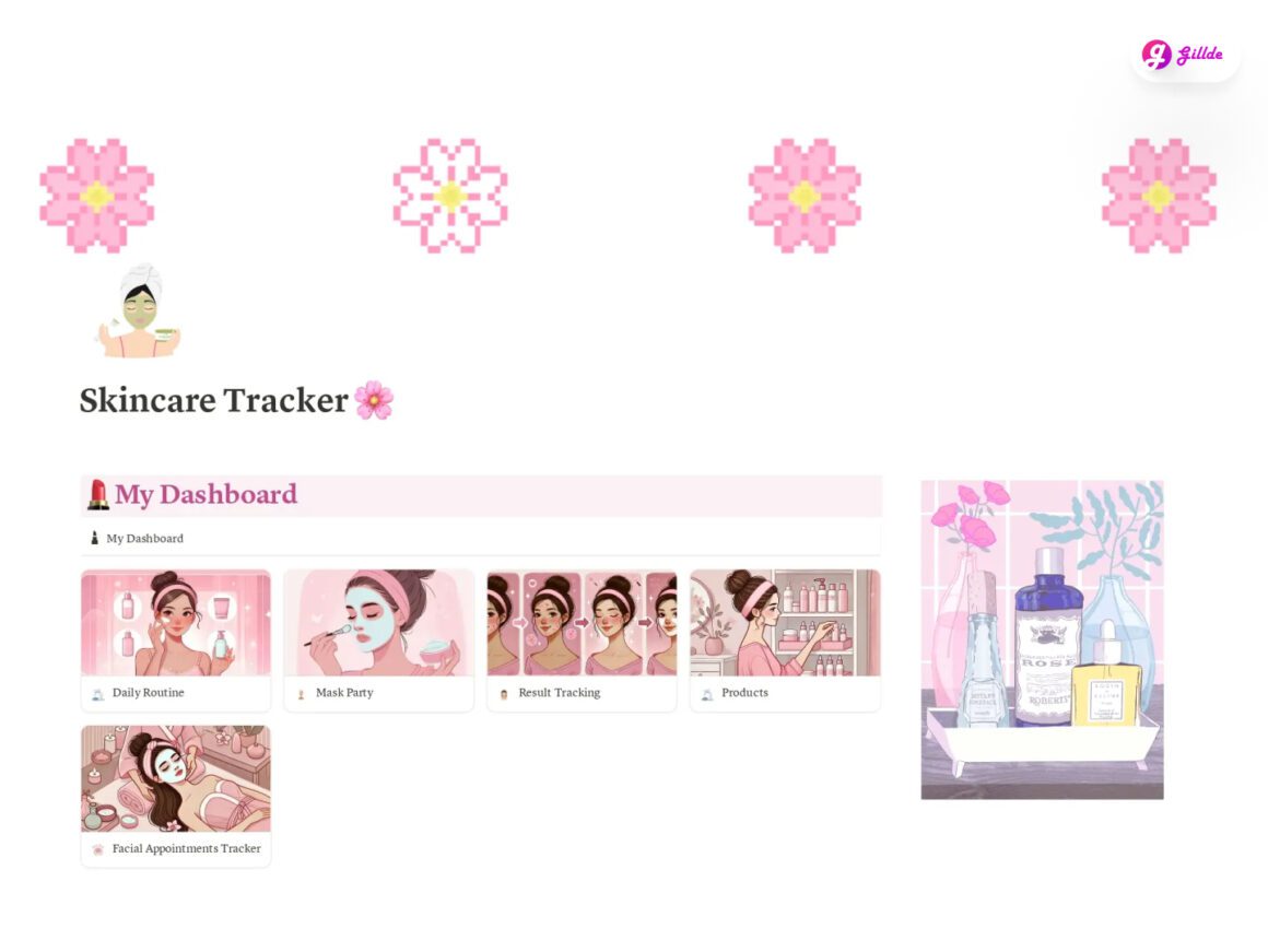 Skincare Tracker Gillde 1